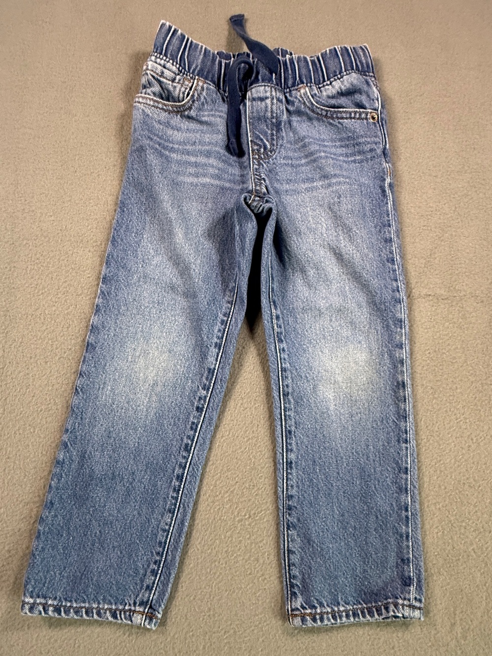 GAP Light Blue Pull-On Denim Jeans with Drawstring